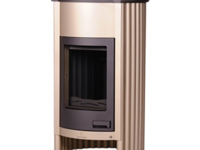 HS Flamingo GRANDE I olivová - krbová kamna