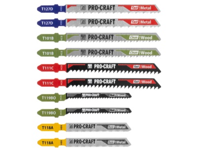 Sada pilových listů do přímočaré pily Procraft JB11