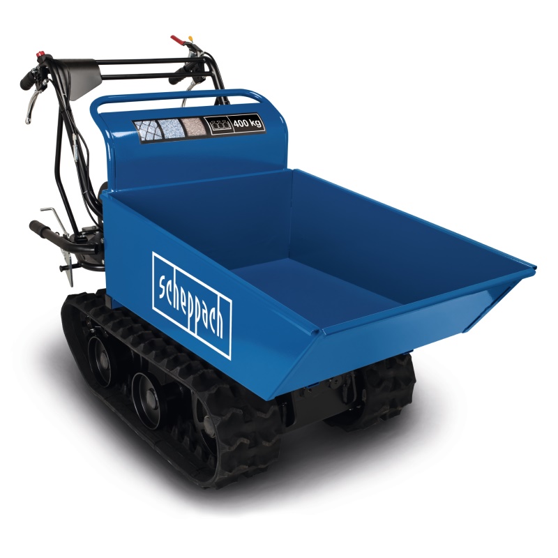 Scheppach DP 4500 - pásový přepravník 400 kg s mechanickým sklápěním korby