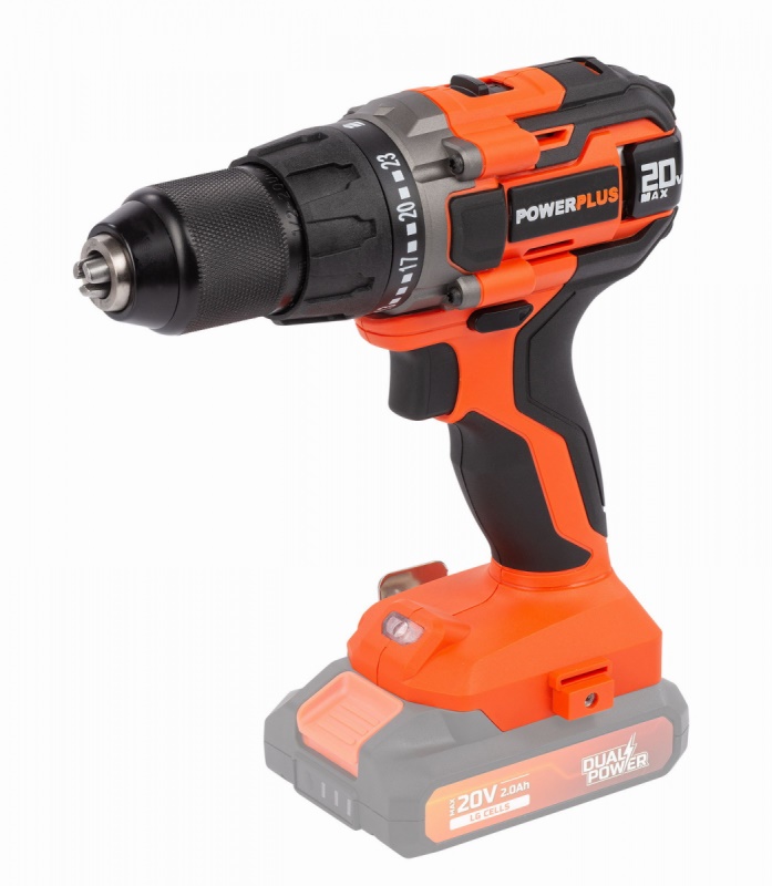 POWDP15100 - Aku šroubovák / vrtačka 20V (bez AKU)