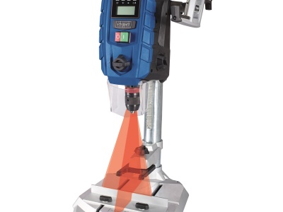 Scheppach DP 60 - stojanová vrtačka s křížovým laserem a LED osvětlením