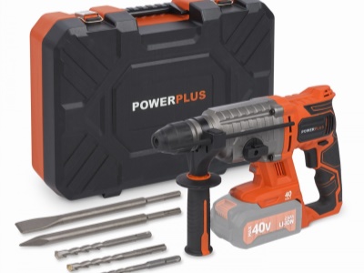 POWDP1570 - Kombinované kladivo 40V SDS-Plus (bez AKU) v kufru