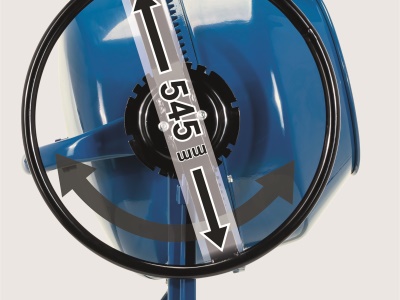 Scheppach MIX 140 - stavební míchačka na beton 140 l