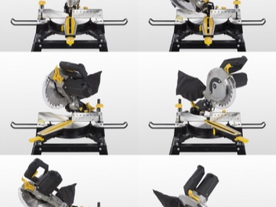 POWX07558T - Pokosová pila s potahem 1 650W / 210mm (stojan)