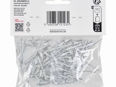 KRTH62702 - Trhací nýty 3,2x6,4mm 100ks