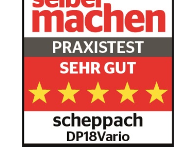 Scheppach DP 18 VARIO - stojanová vrtačka s křížovým laserem