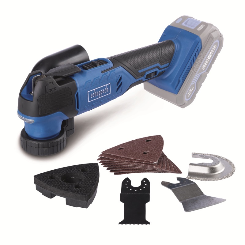 Scheppach C-MT40-X - aku 20 V IXES multifunkční nástroj (bez baterie a nabíječky)