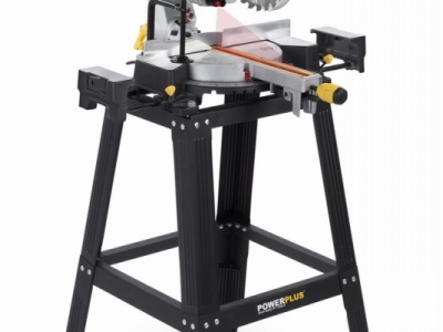 POWX07557T - Pokosová pila s potahem 2 200W / 210mm (stojan)