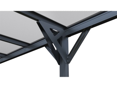 Riwall PRO RMCP 16 x 10 Anthracite - přístřešek pro auto ( 5 x 3 m )