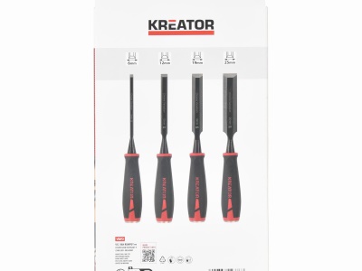 KRTH23709 - Dláta na dřevo sada 6, 12, 19, 25mm 4ks TPR