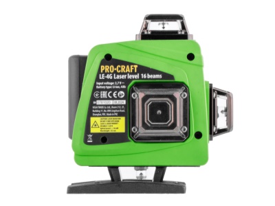 Laser zelený liniový, křížový samonivelační Procraft LE-4G