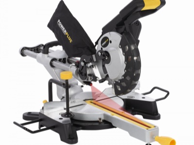 POWX07560S - Pokosová pila s potahem a oboustranným náklonem 1 500W / 210mm