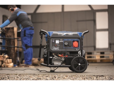 Scheppach SG 7100x - Rámová elektrocentrála 5500 W s regulací AVR a elektrostartem