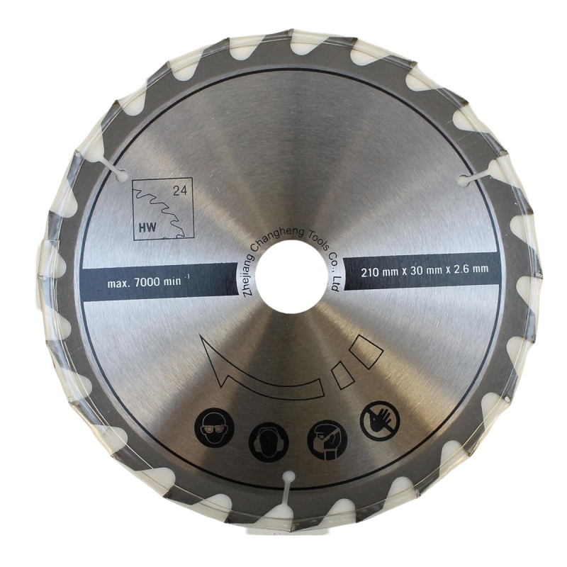 Scheppach Pilový kotouč TCT ( 210 x 30 x 2,6 mm, 24 Z ) - pro HM 210 L / HS 81 S / HS 80