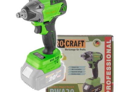 Aku rázový utahovák Procraft PWA20 bez akumulátoru a nabíječky