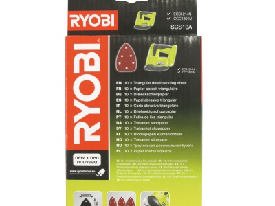 Ryobi SCS 10 A1 - sada brusných papírů pro R18PS-0