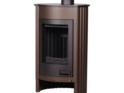 HS Flamingo MEDIE I hnědá - samet - krbová kamna