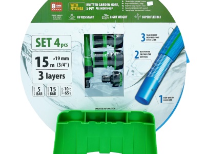 Modrá zahradní hadice Procraft PR-3KGH1915F