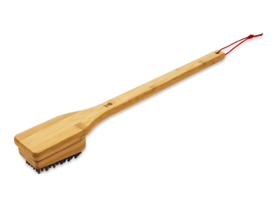 Weber Kartáč na čištění roštů s bambusovou rukojetí, 46 cm