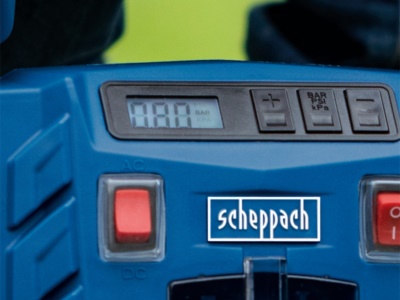 Scheppach Air Force 5 - mobilní bezolejový kompresor 8 bar (12 V / 230 V)