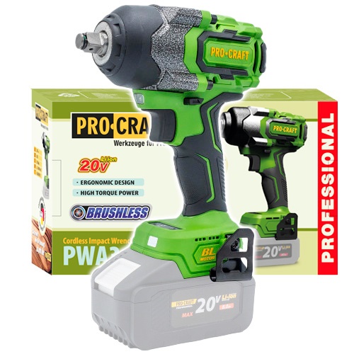 Aku rázový utahovák Procraft PWA36bb (bez baterie a nabíječky)