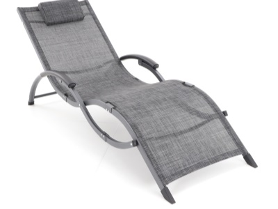 Lehátko VIOLA De Luxe (Black & Grey)