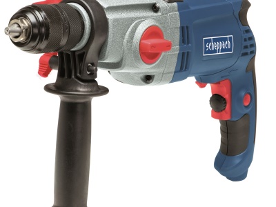 Scheppach DI850 - elektrická dvourychlostní příklepová vrtačka 850 W