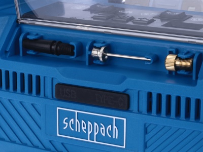 Scheppach Air Force 6 - hybridní kompresor (20 V IXES / 12 V / 230 V)