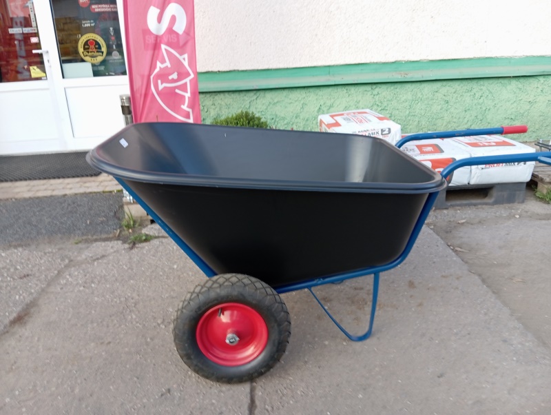 Zahradní kolečko dvoukolové - objem 210 l