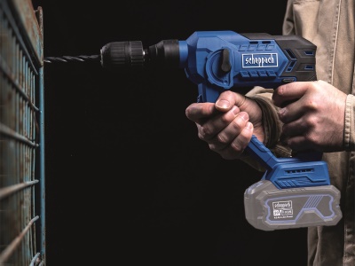 Scheppach C-RHD130-X - aku 20 V IXES vrtací kladivo SDS Plus 3v1 s příklepem, kufrem a příslušenstvím (bez baterie a nabíječky)