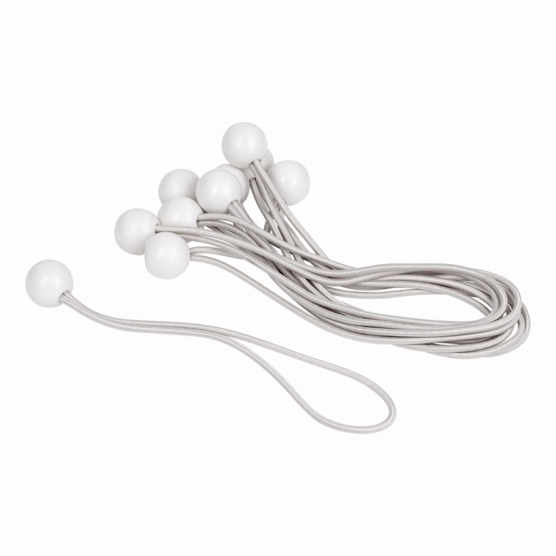 KRTH40906 - Upínací gumy s kuličkou 4mm, 25cm 10ks