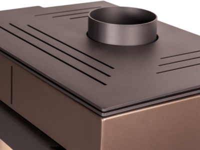 HS Flamingo Evenes hnědá sametová - krbová kamna