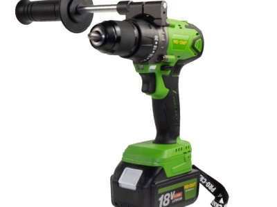 Aku vrtací šroubovák s příklepem Procraft PA18BL 1 baterie
