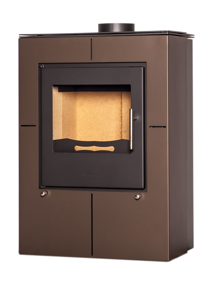 HS Flamingo Evenes hnědá sametová - krbová kamna