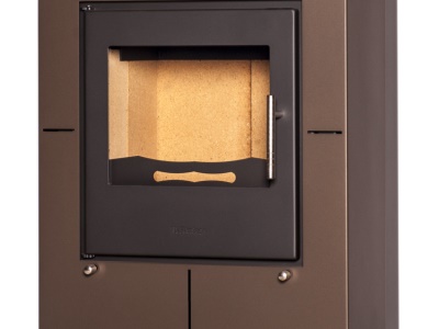 HS Flamingo Evenes hnědá sametová - krbová kamna