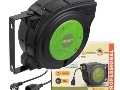 Samonavíjecí prodlužovací kabel, buben Procraft EK15N