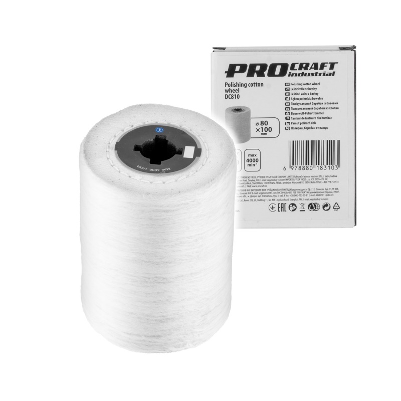 Brusný válec z bavlny Procraft DC810