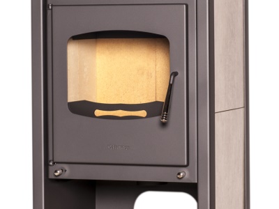 HS Flamingo VEGA bělený dub - krbová kamna