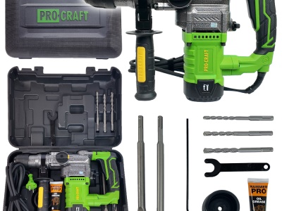 Kombinované vrtací a sekací kladivo Procraft BH1300, SDS Plus