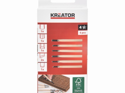 KRTH23601 - Mini dláta na dřevo sada 6ks