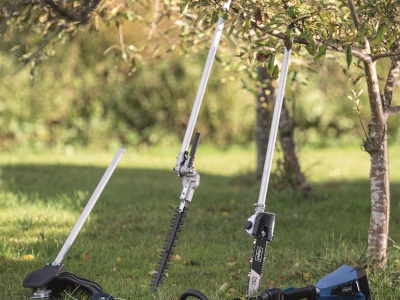 Scheppach BC-MFH400-X-SET S2 - 20 V IXES aku multifunkční stroj 4v1 + 2x 2Ah baterie + duální nabíječka 2,4 A