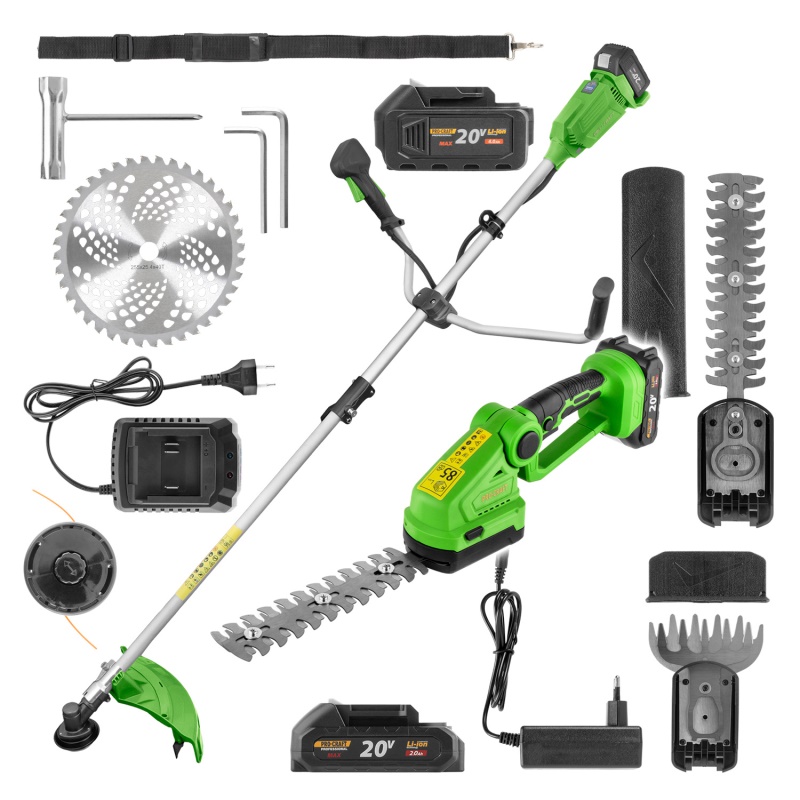 Sada aku křovinořez ATA-20BS a nůžky na trávu PGH2100