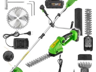 Sada aku křovinořez ATA-20BS a nůžky na trávu PGH2100