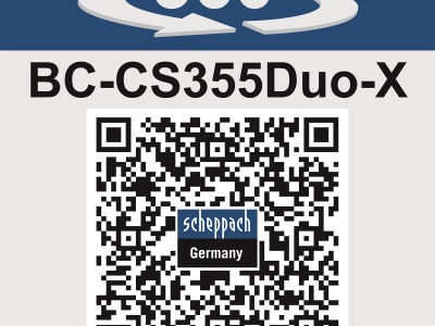 Scheppach BC-CS355DUO-X - aku 20 V IXES řetězová pila (bez baterie a nabíječky)