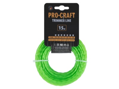 Struna žací (3mm) (15m) spirála PROCRAFT SP-3/15