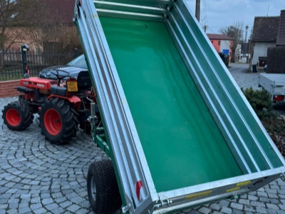 Hydraulicky sklopný vozík za malotraktor HT15