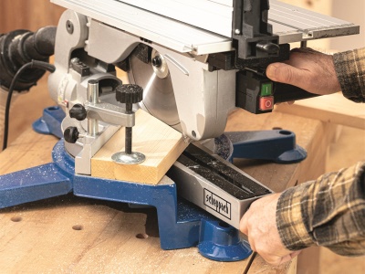 Scheppach HM 100 T - kombinovaná pokosová/stolová pila