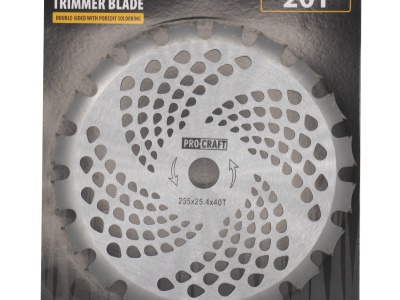Nůž křovinořezu (D255*25.4) 40Т (oboustranný) PROCRAFT
