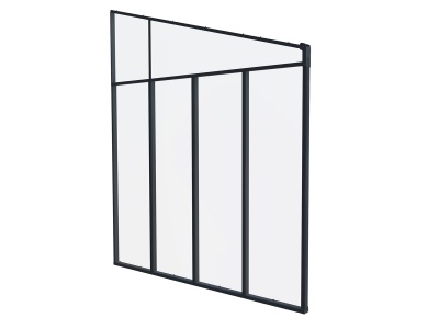 Palram - Canopia Boční stěna k pergolám Sierra / Capri (antracit)