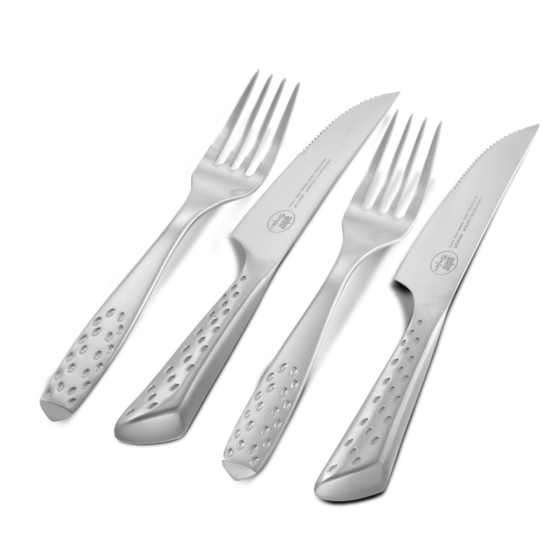 Weber Steaková sada Deluxe, 2 páry, ušlechtilá ocel